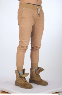 Turgen beige trousers beige worker boots casual dressed leg lower…